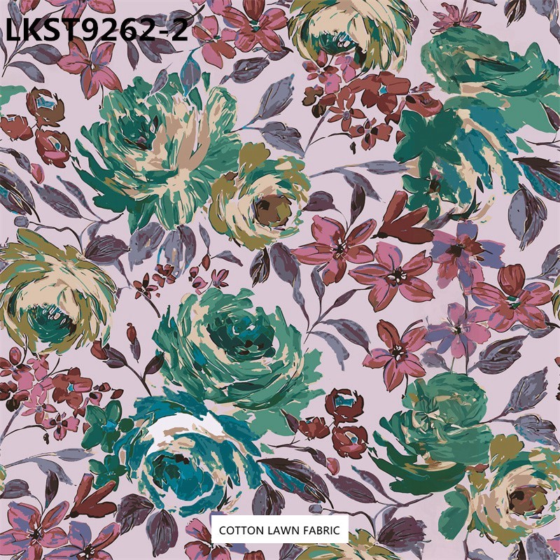 100% Cotton Lawn Fabric,LANKING TEX,Low Moq Printing Best  Quality  100% Cotton Lawn Fabric