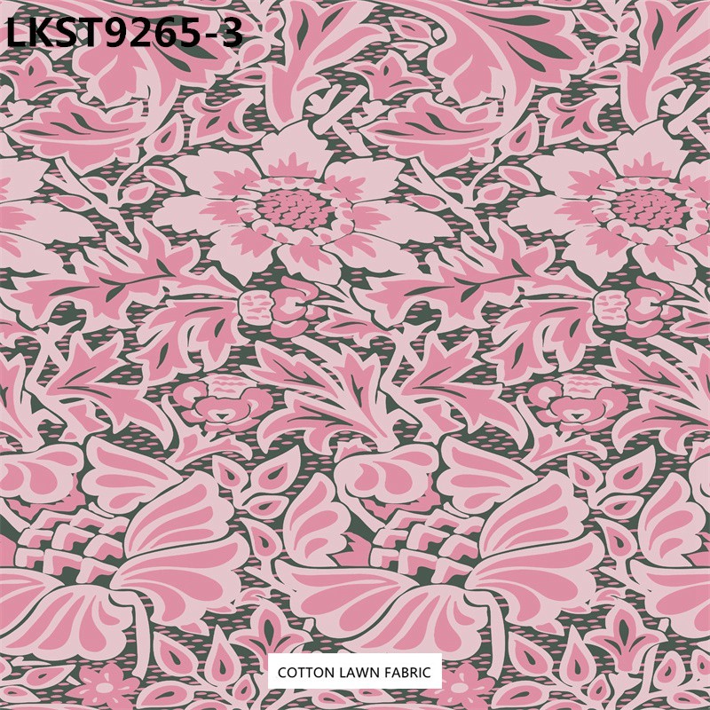 100% Cotton Lawn Fabric,LANKING TEX,Low Moq Printing Best  Quality  100% Cotton Lawn Fabric