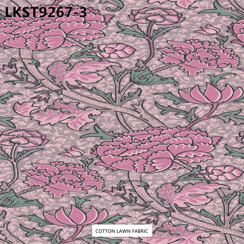 100% Cotton Lawn Fabric,LANKING TEX,Low Moq Printing Best  Quality  100% Cotton Lawn Fabric