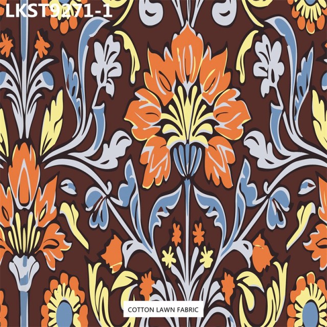 100% Cotton Lawn Fabric,LANKING TEX,Low Moq Printing Best  Quality  100% Cotton Lawn Fabric