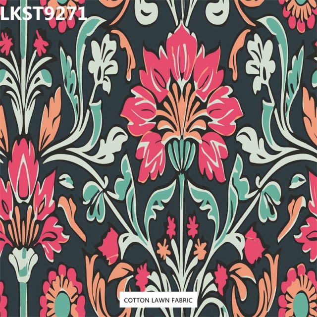 100% Cotton Lawn Fabric,LANKING TEX,Low Moq Printing Best  Quality  100% Cotton Lawn Fabric