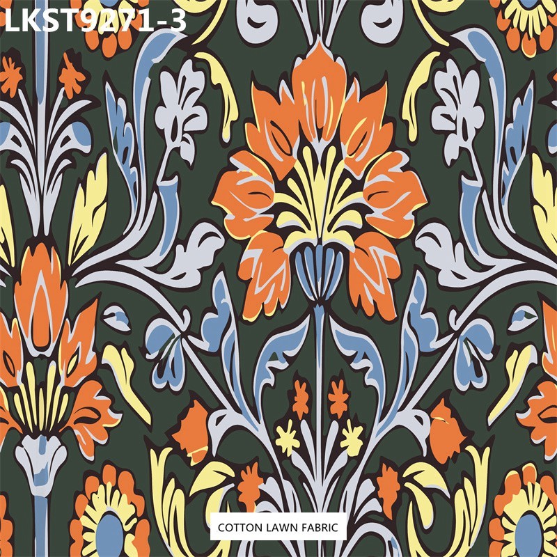 100% Cotton Lawn Fabric,LANKING TEX,Low Moq Printing Best  Quality  100% Cotton Lawn Fabric