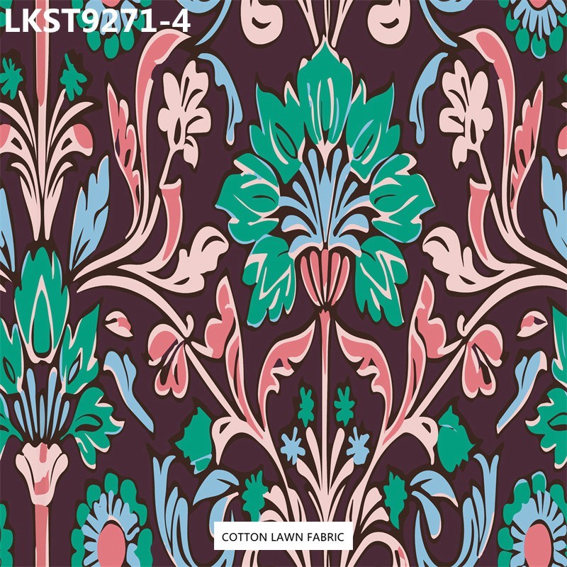 100% Cotton Lawn Fabric,LANKING TEX,Low Moq Printing Best  Quality  100% Cotton Lawn Fabric
