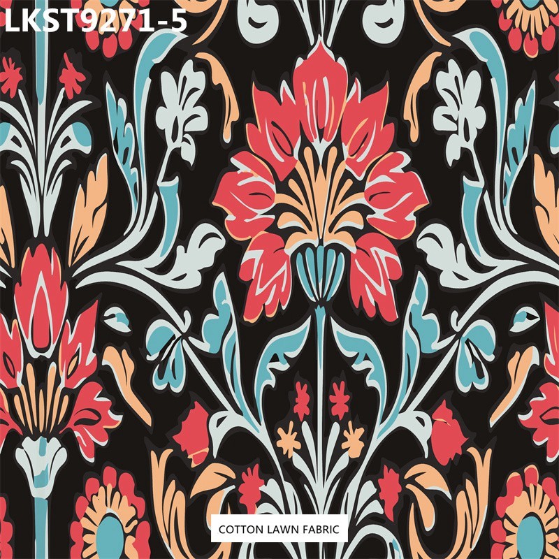 100% Cotton Lawn Fabric,LANKING TEX,Low Moq Printing Best  Quality  100% Cotton Lawn Fabric