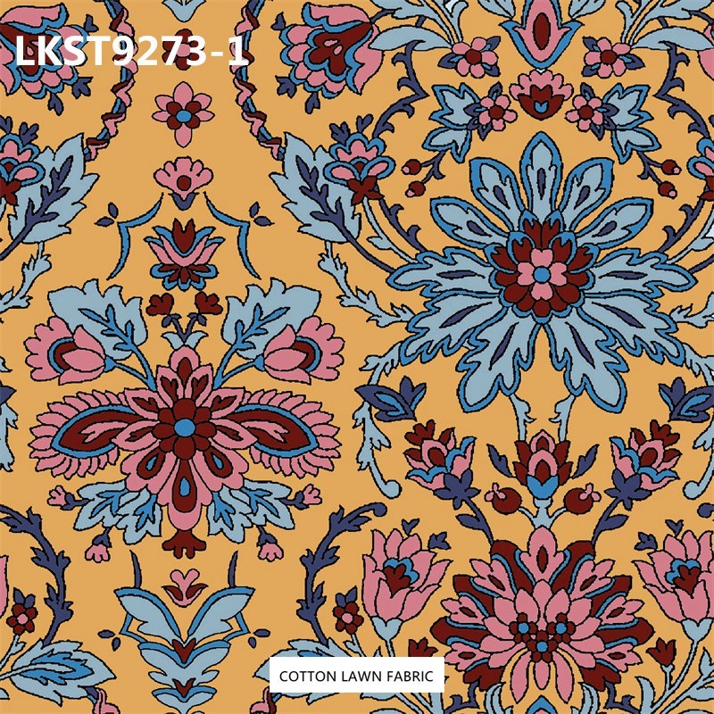 100% Cotton Lawn Fabric,LANKING TEX,Low Moq Printing Best  Quality  100% Cotton Lawn Fabric