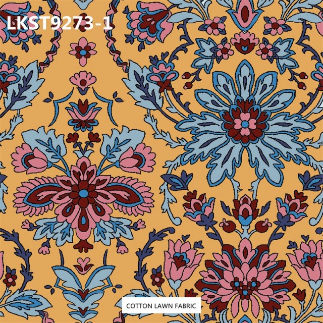 100% Cotton Lawn Fabric,LANKING TEX,Low Moq Printing Best  Quality  100% Cotton Lawn Fabric