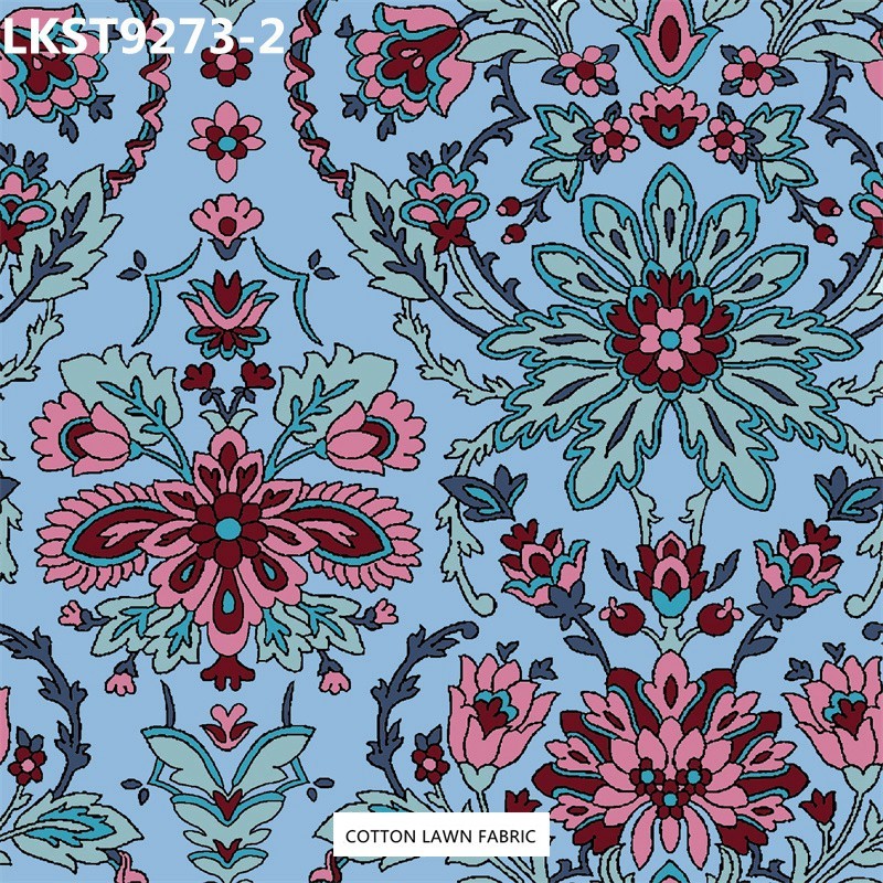 100% Cotton Lawn Fabric,LANKING TEX,Low Moq Printing Best  Quality  100% Cotton Lawn Fabric