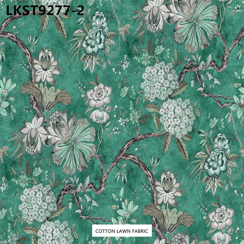 100% Cotton Lawn Fabric,LANKING TEX,Low Moq Printing Best  Quality  100% Cotton Lawn Fabric