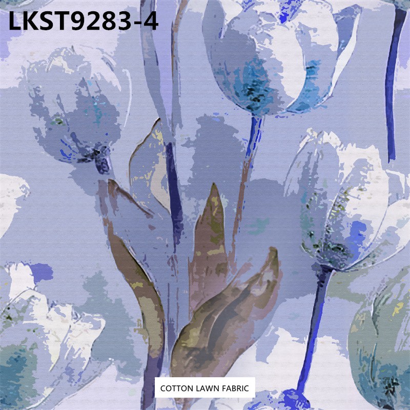 100% Cotton Lawn Fabric,LANKING TEX,Low Moq Printing Best  Quality  100% Cotton Lawn Fabric