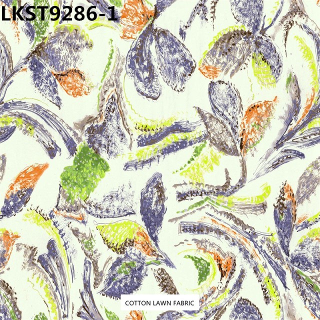 100% Cotton Lawn Fabric,LANKING TEX,Low Moq Printing Best  Quality  100% Cotton Lawn Fabric