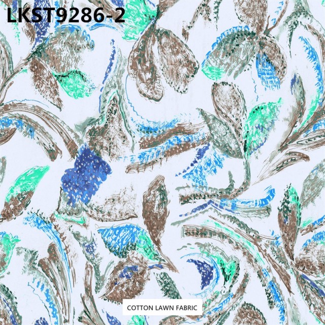 100% Cotton Lawn Fabric,LANKING TEX,Low Moq Printing Best  Quality  100% Cotton Lawn Fabric