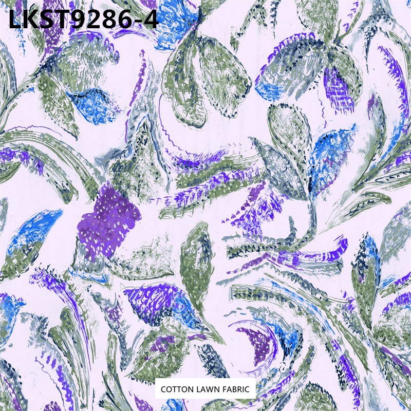 100% Cotton Lawn Fabric,LANKING TEX,Low Moq Printing Best  Quality  100% Cotton Lawn Fabric