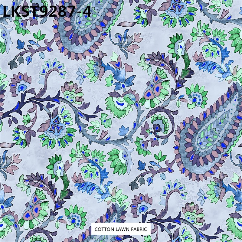 100% Cotton Lawn Fabric,LANKING TEX,Low Moq Printing Best  Quality  100% Cotton Lawn Fabric