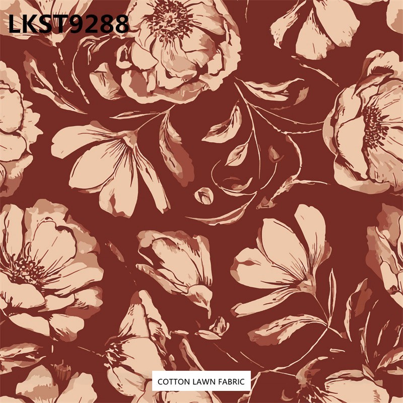 100% Cotton Lawn Fabric,LANKING TEX,Low Moq Printing Best  Quality  100% Cotton Lawn Fabric