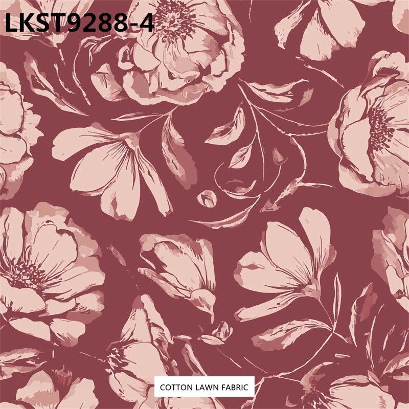 100% Cotton Lawn Fabric,LANKING TEX,Low Moq Printing Best  Quality  100% Cotton Lawn Fabric