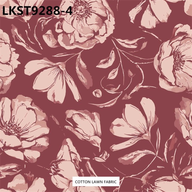 100% Cotton Lawn Fabric,LANKING TEX,Low Moq Printing Best  Quality  100% Cotton Lawn Fabric