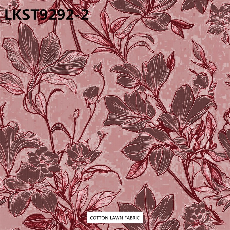 100% Cotton Lawn Fabric,LANKING TEX,Low Moq Printing Best  Quality  100% Cotton Lawn Fabric
