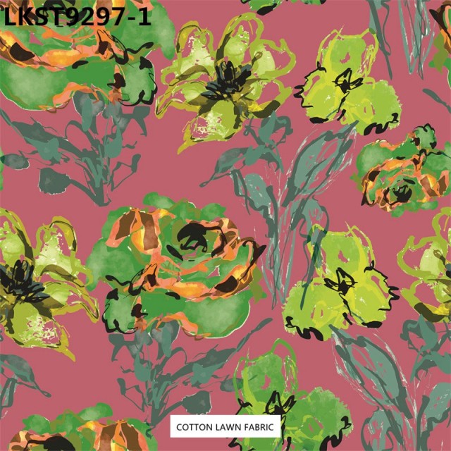 100% Cotton Lawn Fabric,LANKING TEX,Low Moq Printing Best  Quality  100% Cotton Lawn Fabric