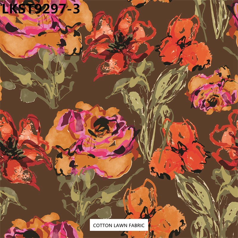 100% Cotton Lawn Fabric,LANKING TEX,Low Moq Printing Best  Quality  100% Cotton Lawn Fabric