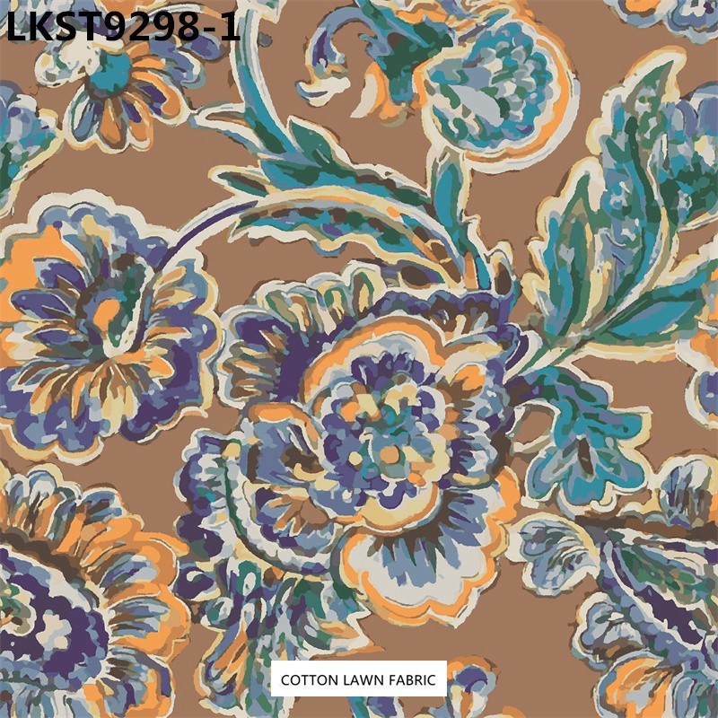 100% Cotton Lawn Fabric,LANKING TEX,Low Moq Printing Best  Quality  100% Cotton Lawn Fabric