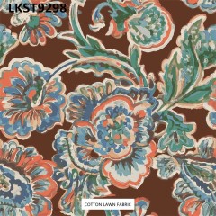 100% Cotton Lawn Fabric,LANKING TEX,Low Moq Printing Best  Quality  100% Cotton Lawn Fabric