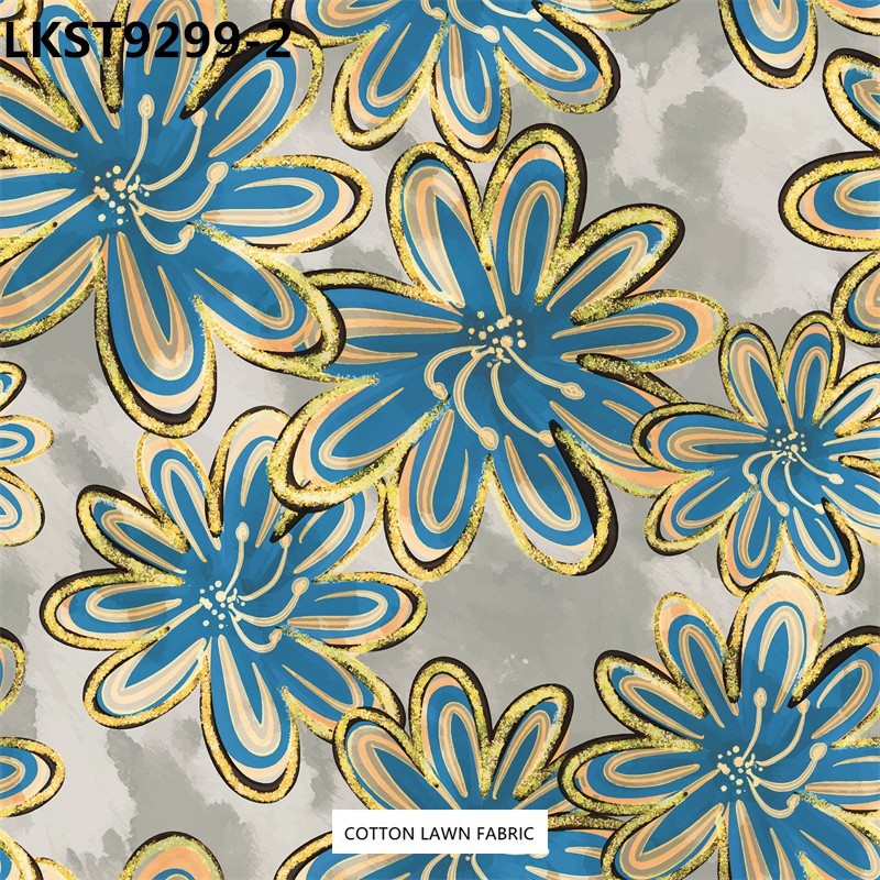 100% Cotton Lawn Fabric,LANKING TEX,Low Moq Printing Best  Quality  100% Cotton Lawn Fabric