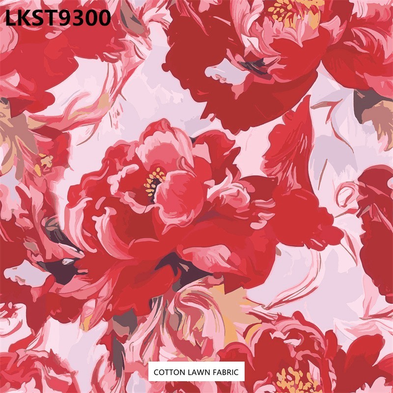 100% Cotton Lawn Fabric,LANKING TEX,Low Moq Printing Best  Quality  100% Cotton Lawn Fabric