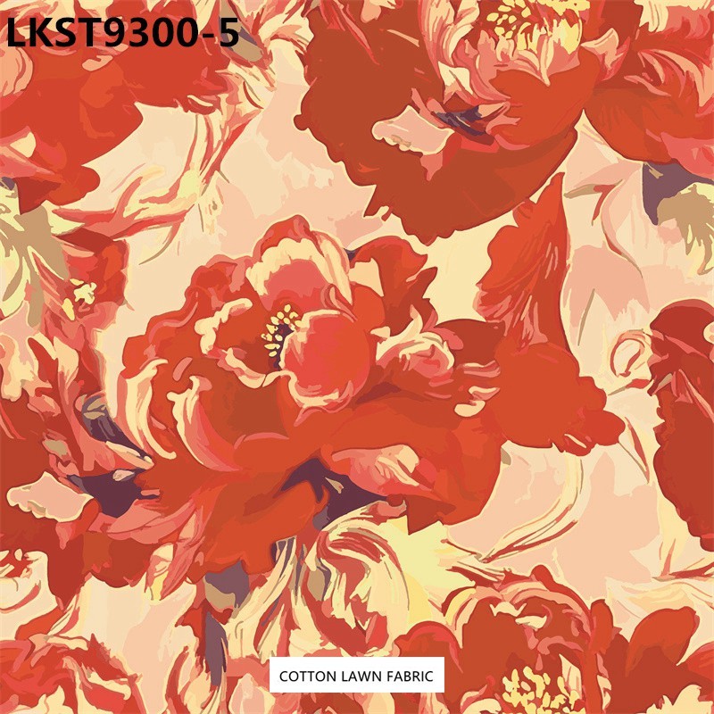 100% Cotton Lawn Fabric,LANKING TEX,Low Moq Printing Best  Quality  100% Cotton Lawn Fabric