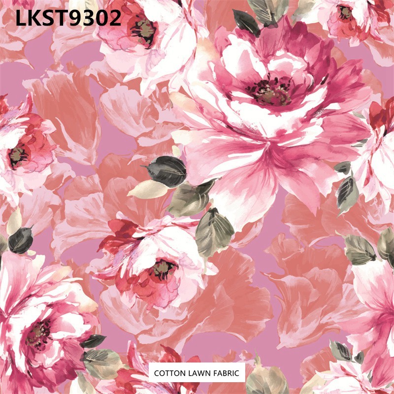 100% Cotton Lawn Fabric,LANKING TEX,Low Moq Printing Best  Quality  100% Cotton Lawn Fabric