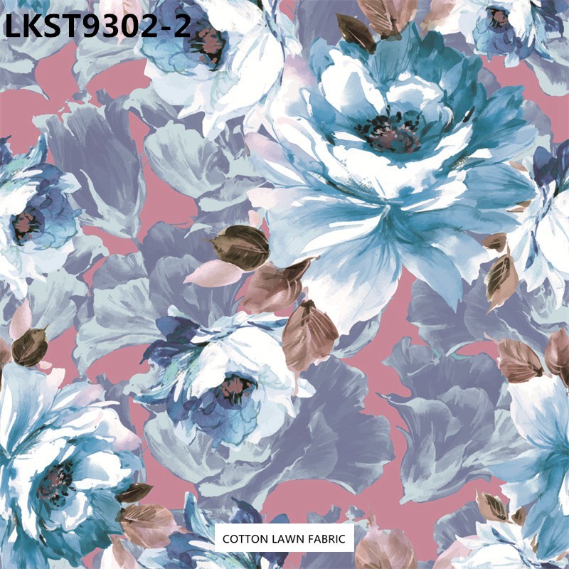 100% Cotton Lawn Fabric,LANKING TEX,Low Moq Printing Best  Quality  100% Cotton Lawn Fabric