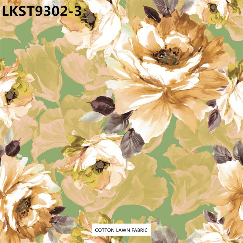 100% Cotton Lawn Fabric,LANKING TEX,Low Moq Printing Best  Quality  100% Cotton Lawn Fabric