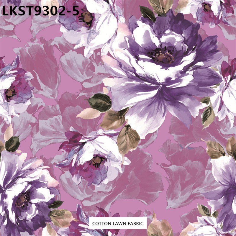 100% Cotton Lawn Fabric,LANKING TEX,Low Moq Printing Best  Quality  100% Cotton Lawn Fabric