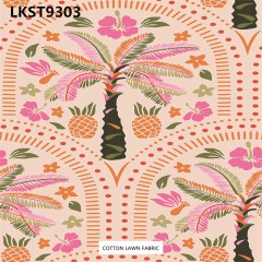 100% Cotton Lawn Fabric,LANKING TEX,Low Moq Printing Best  Quality  100% Cotton Lawn Fabric