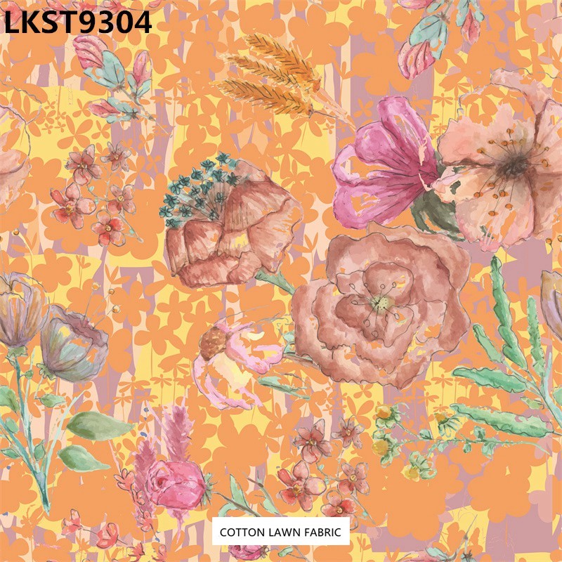 100% Cotton Lawn Fabric,LANKING TEX,Low Moq Printing Best  Quality  100% Cotton Lawn Fabric