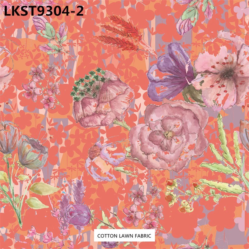 100% Cotton Lawn Fabric,LANKING TEX,Low Moq Printing Best  Quality  100% Cotton Lawn Fabric