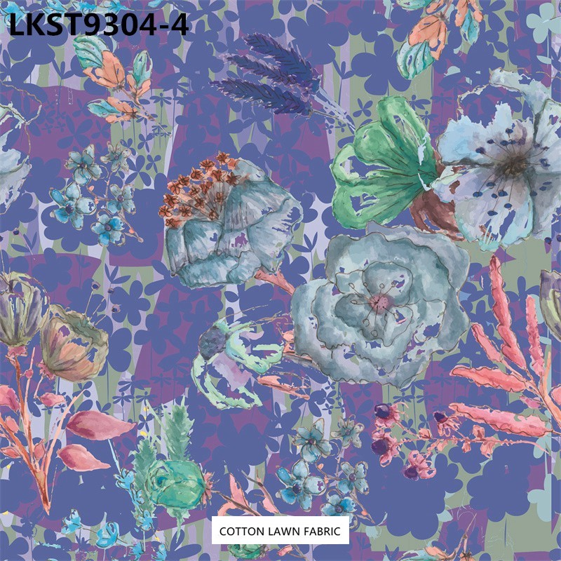 100% Cotton Lawn Fabric,LANKING TEX,Low Moq Printing Best  Quality  100% Cotton Lawn Fabric