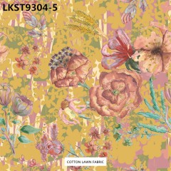 100% Cotton Lawn Fabric,LANKING TEX,Low Moq Printing Best  Quality  100% Cotton Lawn Fabric