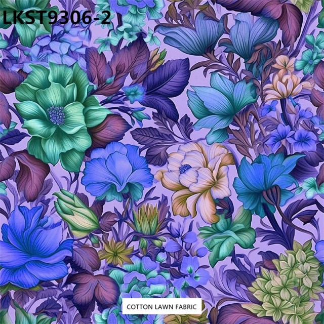100% Cotton Lawn Fabric,LANKING TEX,Low Moq Printing Best  Quality  100% Cotton Lawn Fabric
