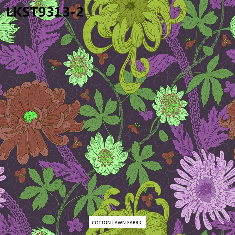 100% Cotton Lawn Fabric,LANKING TEX,Low Moq Printing Best  Quality  100% Cotton Lawn Fabric
