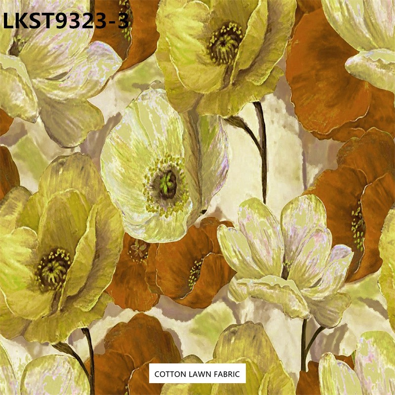 100% Cotton Lawn Fabric,LANKING TEX,Low Moq Printing Best  Quality  100% Cotton Lawn Fabric