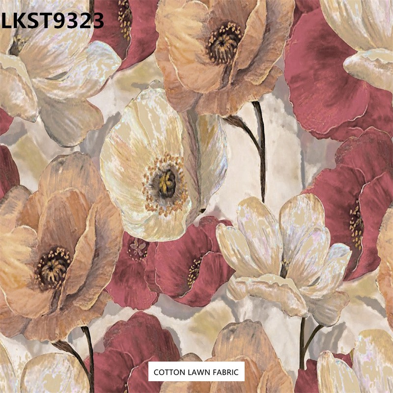 100% Cotton Lawn Fabric,LANKING TEX,Low Moq Printing Best  Quality  100% Cotton Lawn Fabric