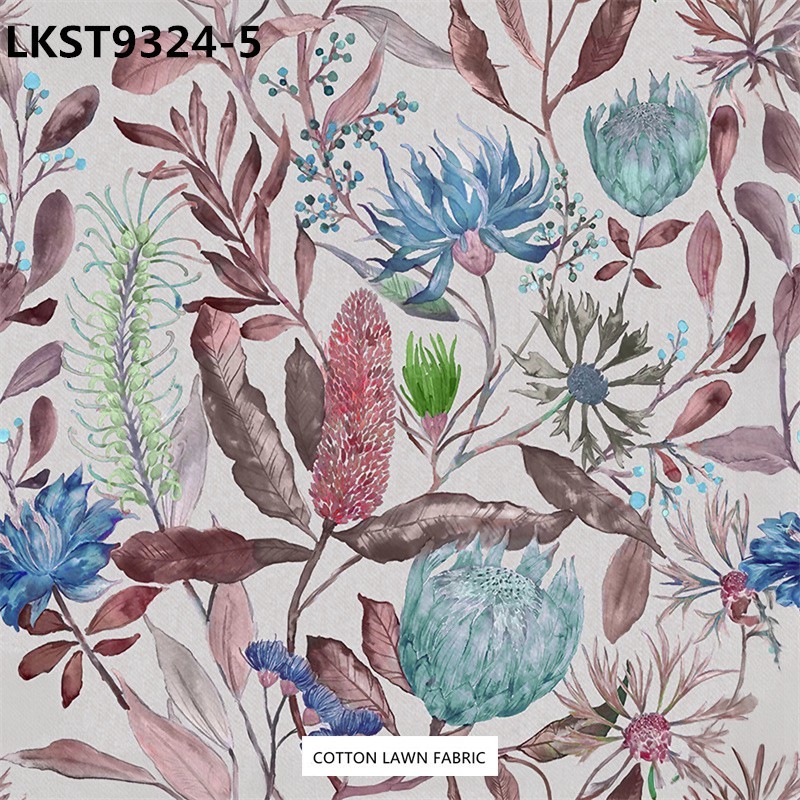 100% Cotton Lawn Fabric,LANKING TEX,Low Moq Printing Best  Quality  100% Cotton Lawn Fabric