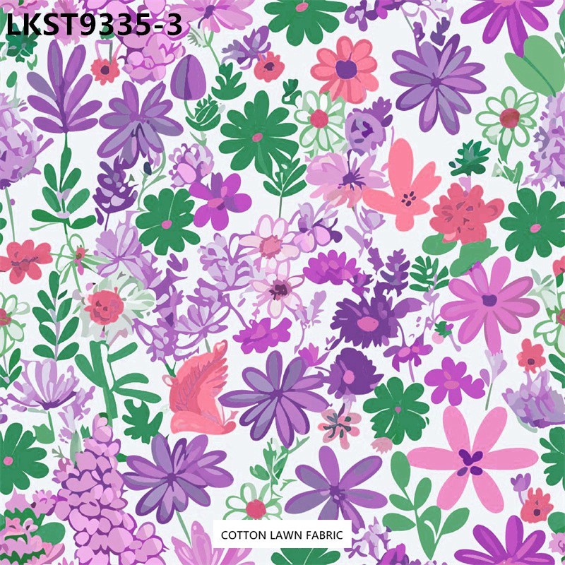 100% Cotton Lawn Fabric,LANKING TEX,Low Moq Printing Best  Quality  100% Cotton Lawn Fabric