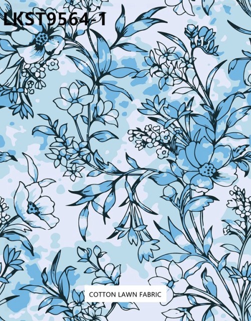 100% Cotton Lawn Fabric,LANKING TEX,Low Moq Printing Best  Quality  100% Cotton Lawn Fabric