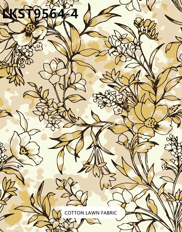 100% Cotton Lawn Fabric,LANKING TEX,Low Moq Printing Best  Quality  100% Cotton Lawn Fabric