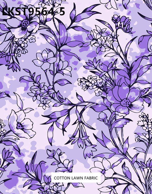 100% Cotton Lawn Fabric,LANKING TEX,Low Moq Printing Best  Quality  100% Cotton Lawn Fabric