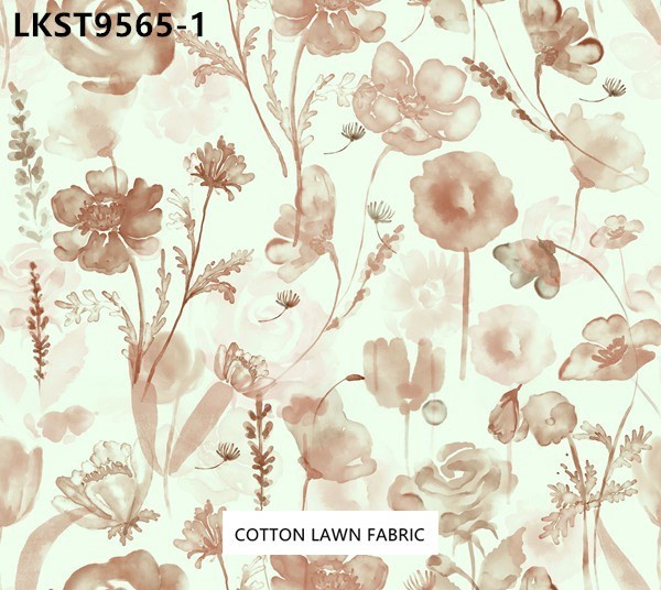 100% Cotton Lawn Fabric,LANKING TEX,Low Moq Printing Best  Quality  100% Cotton Lawn Fabric
