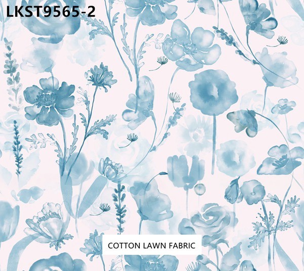 100% Cotton Lawn Fabric,LANKING TEX,Low Moq Printing Best  Quality  100% Cotton Lawn Fabric