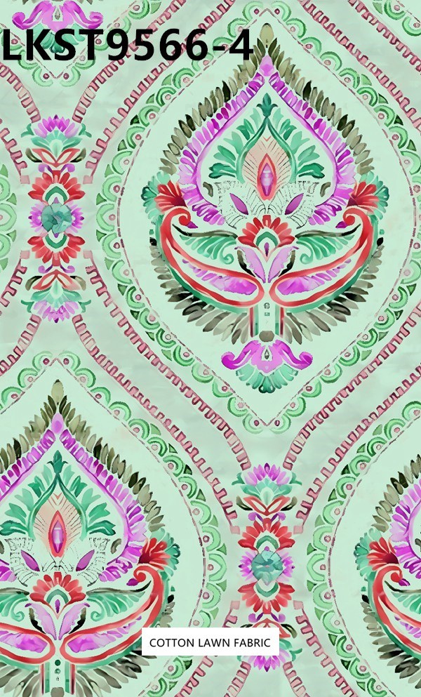 100% Cotton Lawn Fabric,LANKING TEX,Low Moq Printing Best  Quality  100% Cotton Lawn Fabric