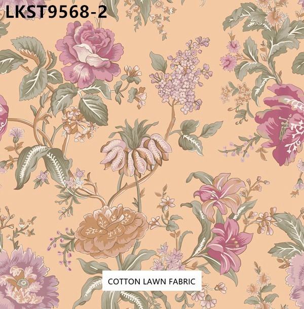 100% Cotton Lawn Fabric,LANKING TEX,Low Moq Printing Best  Quality  100% Cotton Lawn Fabric